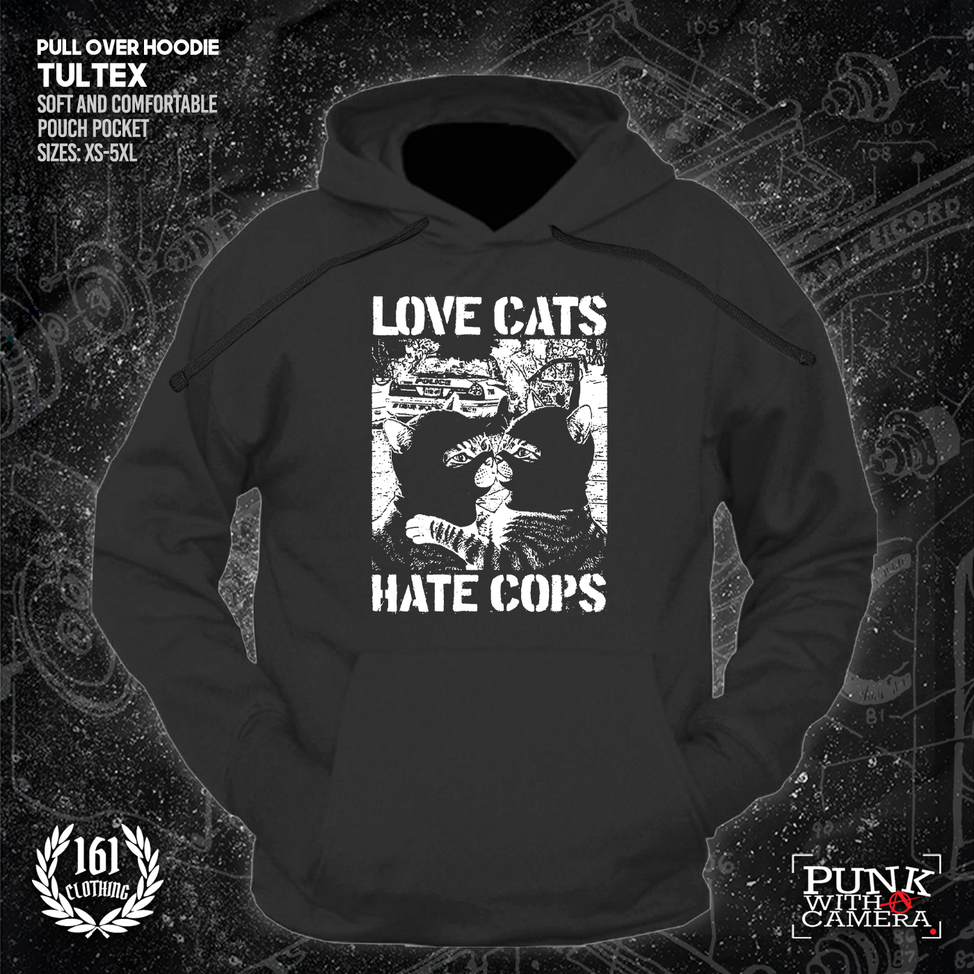Love Cats Hate Cops - 161.Clothing
