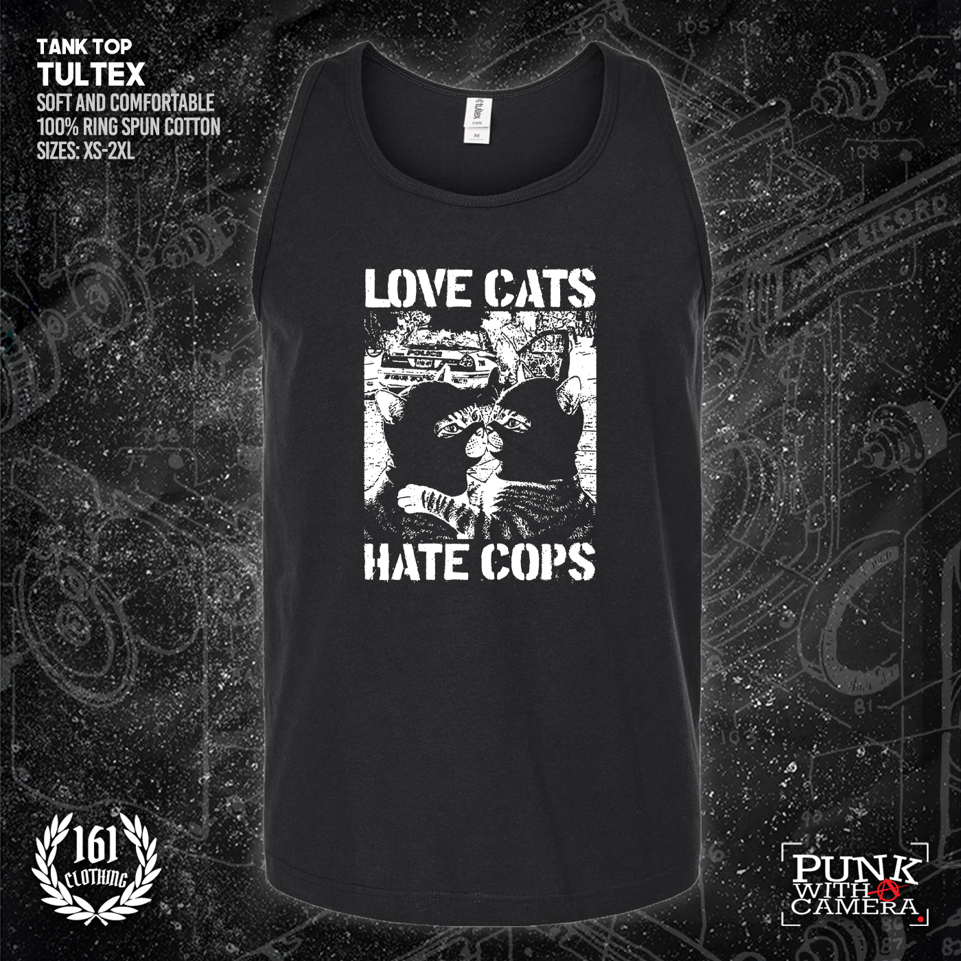 Love Cats Hate Cops - 161.Clothing