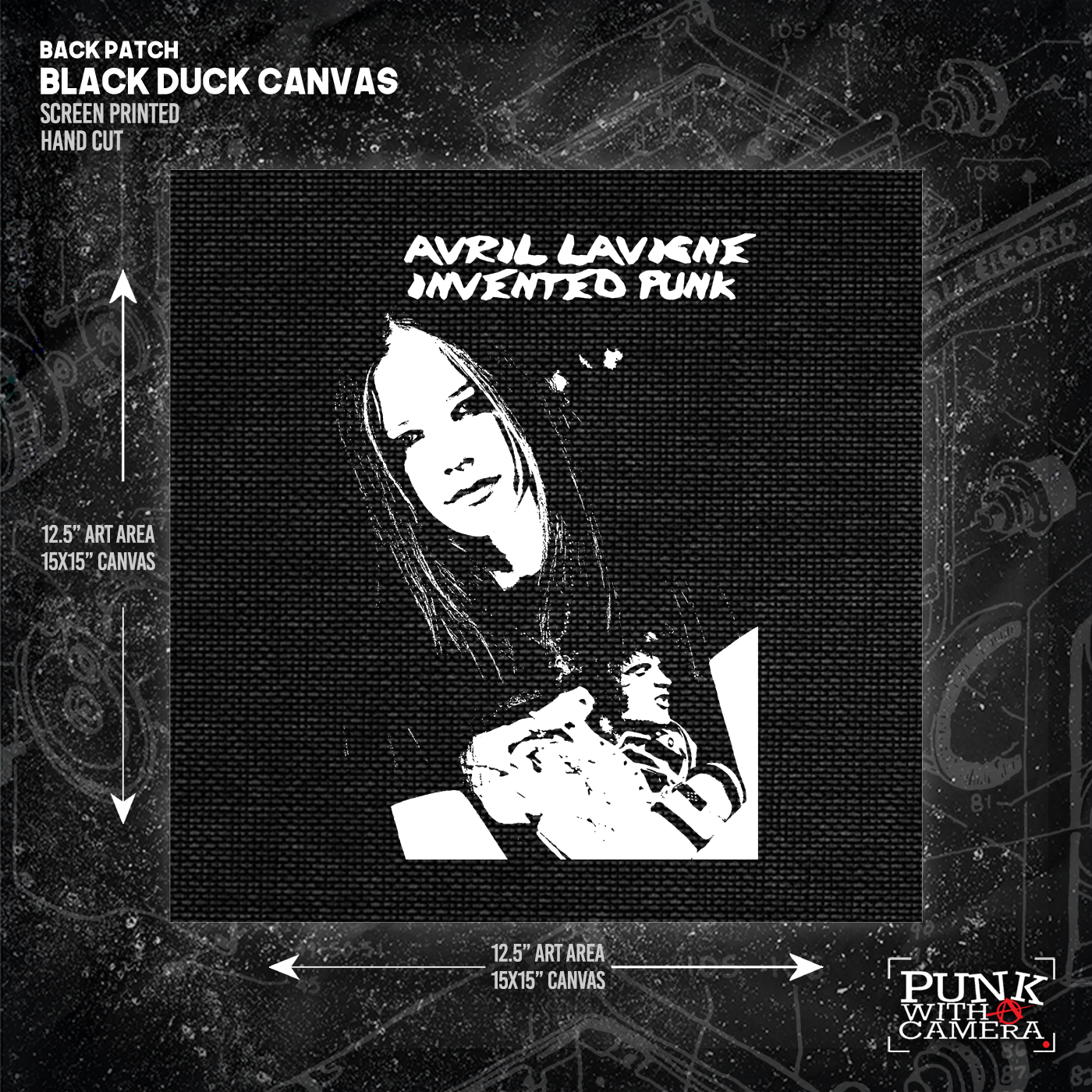 Avril Lavigne Invented Punk - Backpatch