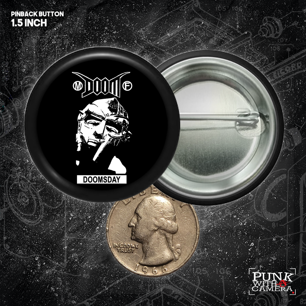 MF DOOM Parody - Button (1.5 & 2.25 Inch)