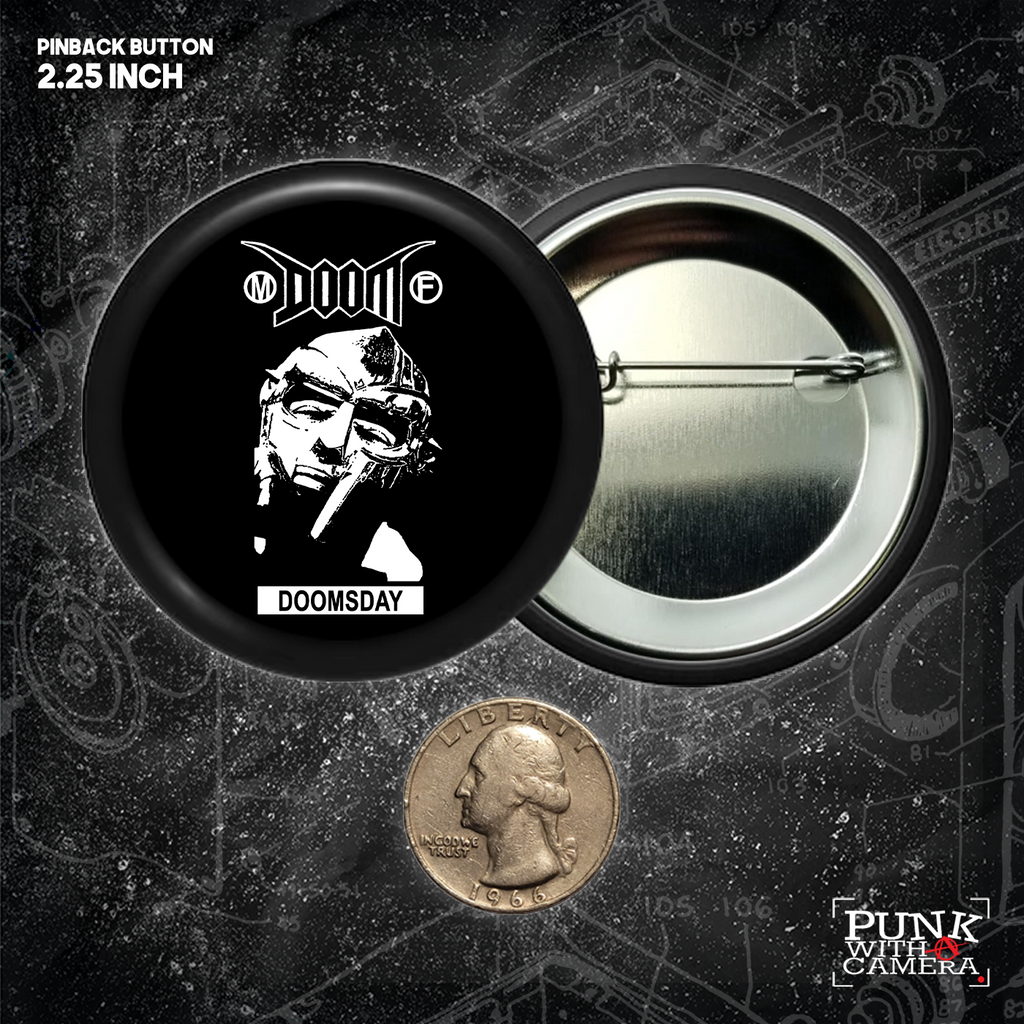 MF DOOM Parody - Button (1.5 & 2.25 Inch)