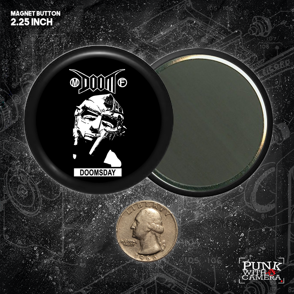 MF DOOM Parody - Button (1.5 & 2.25 Inch)