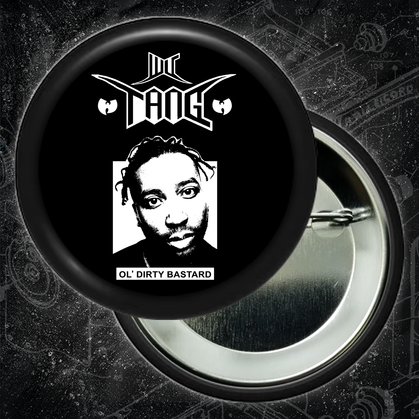 Ol' Dirty Bastard - Button 2.25 Inch