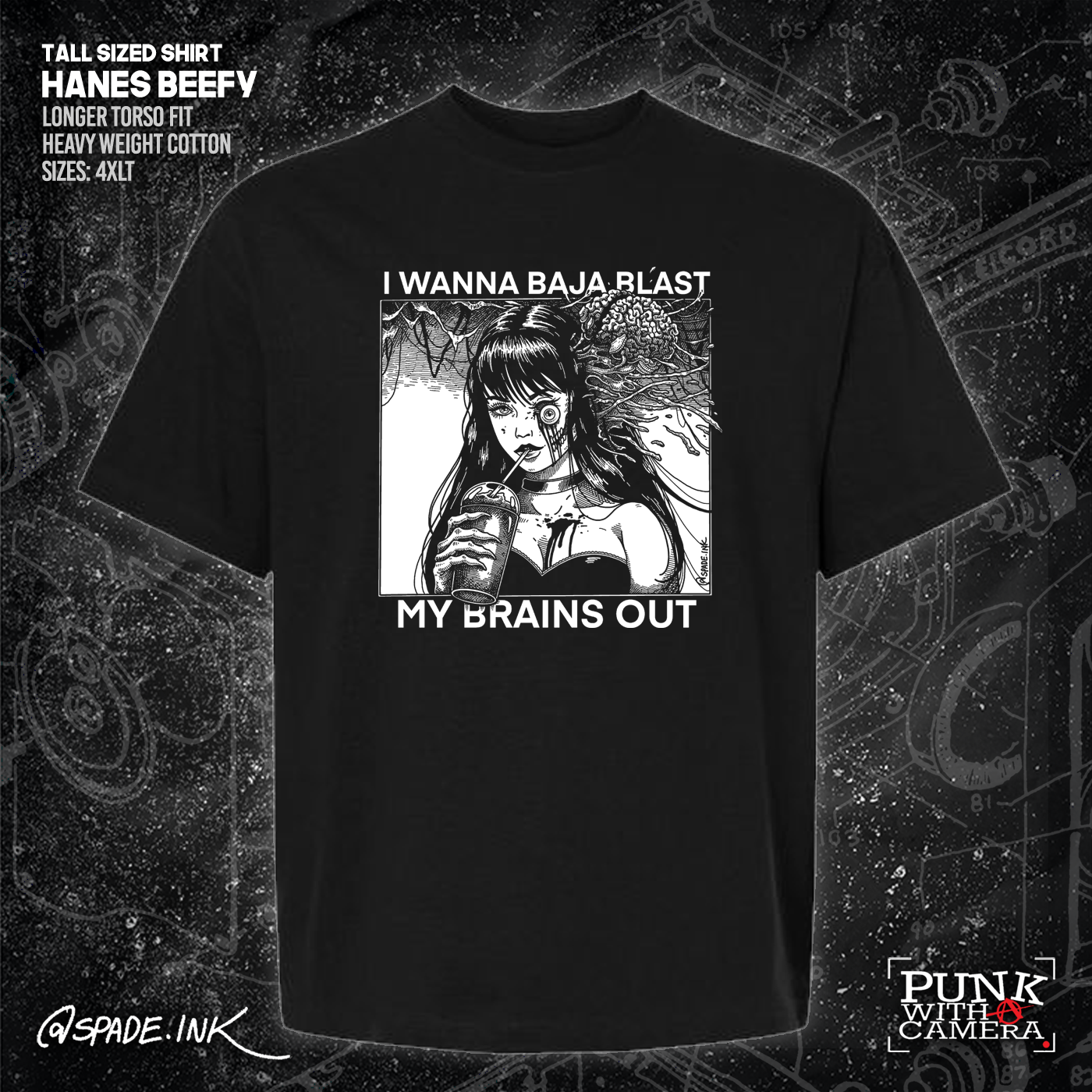 I Want To Baja Blast My Brains Out - Spade.Ink