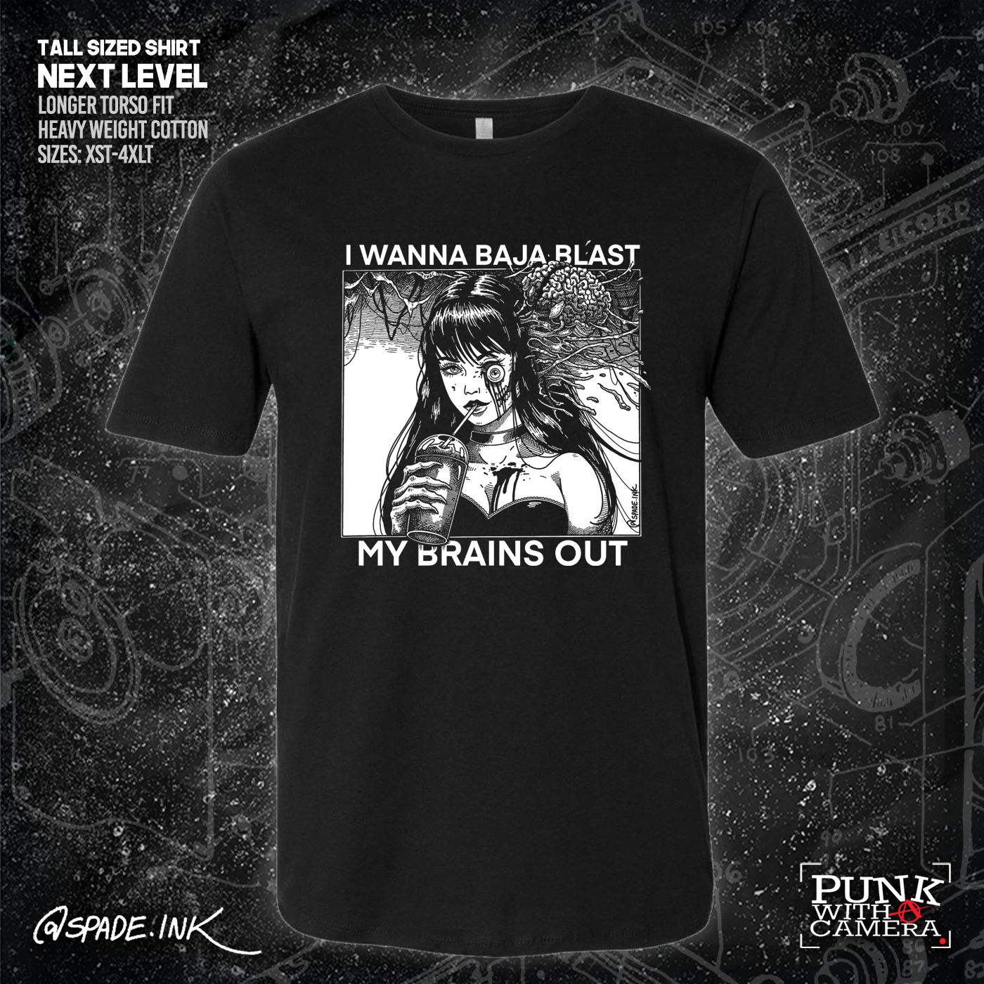 I Want To Baja Blast My Brains Out - Spade.Ink