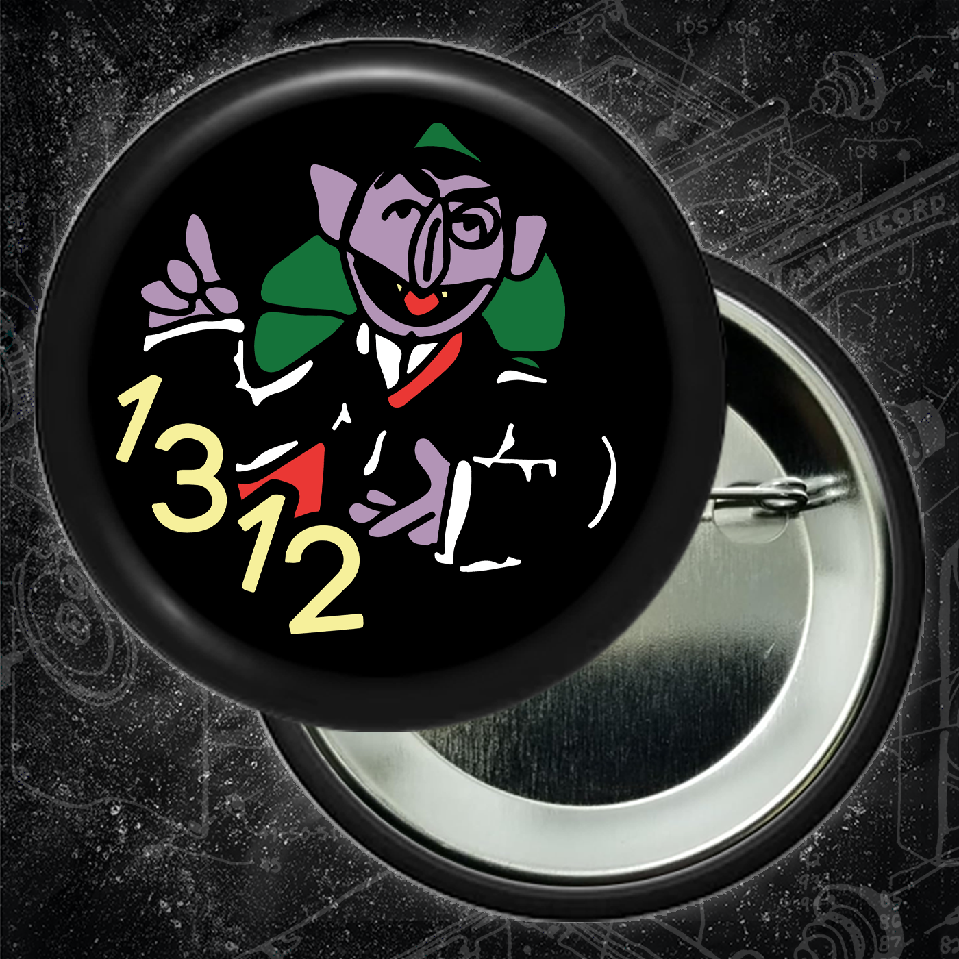 Count HAHA 1312 - Buttons (1, 1.25 1.5, & 2.25 Inch)