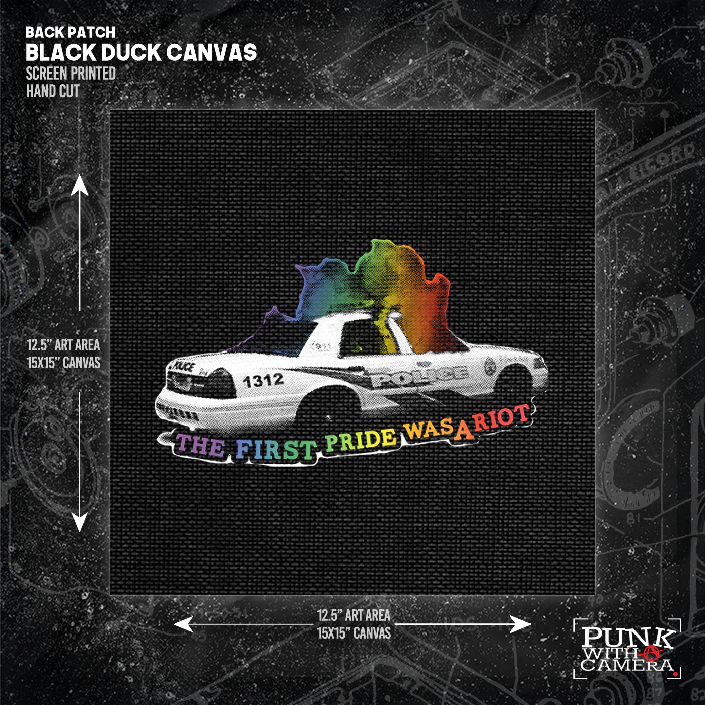 The First Pride Was A Riot - Backpatch