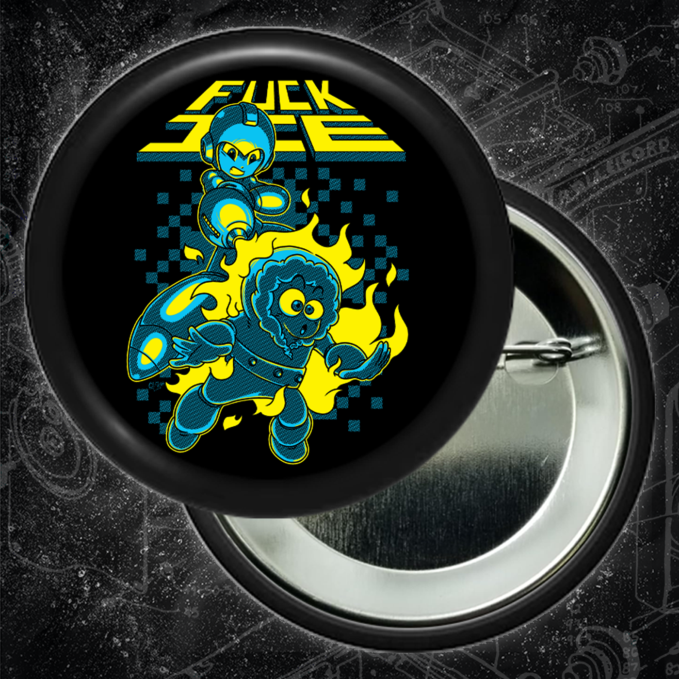 Mega Fuck Ice - Button (1.5 & 2.25 Inch)