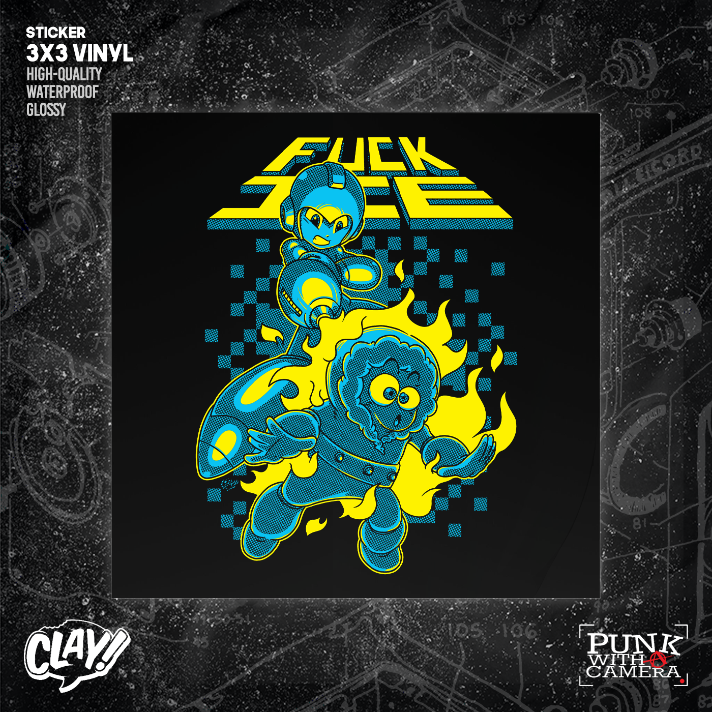 Mega Fuck Ice - Sticker (3x3)