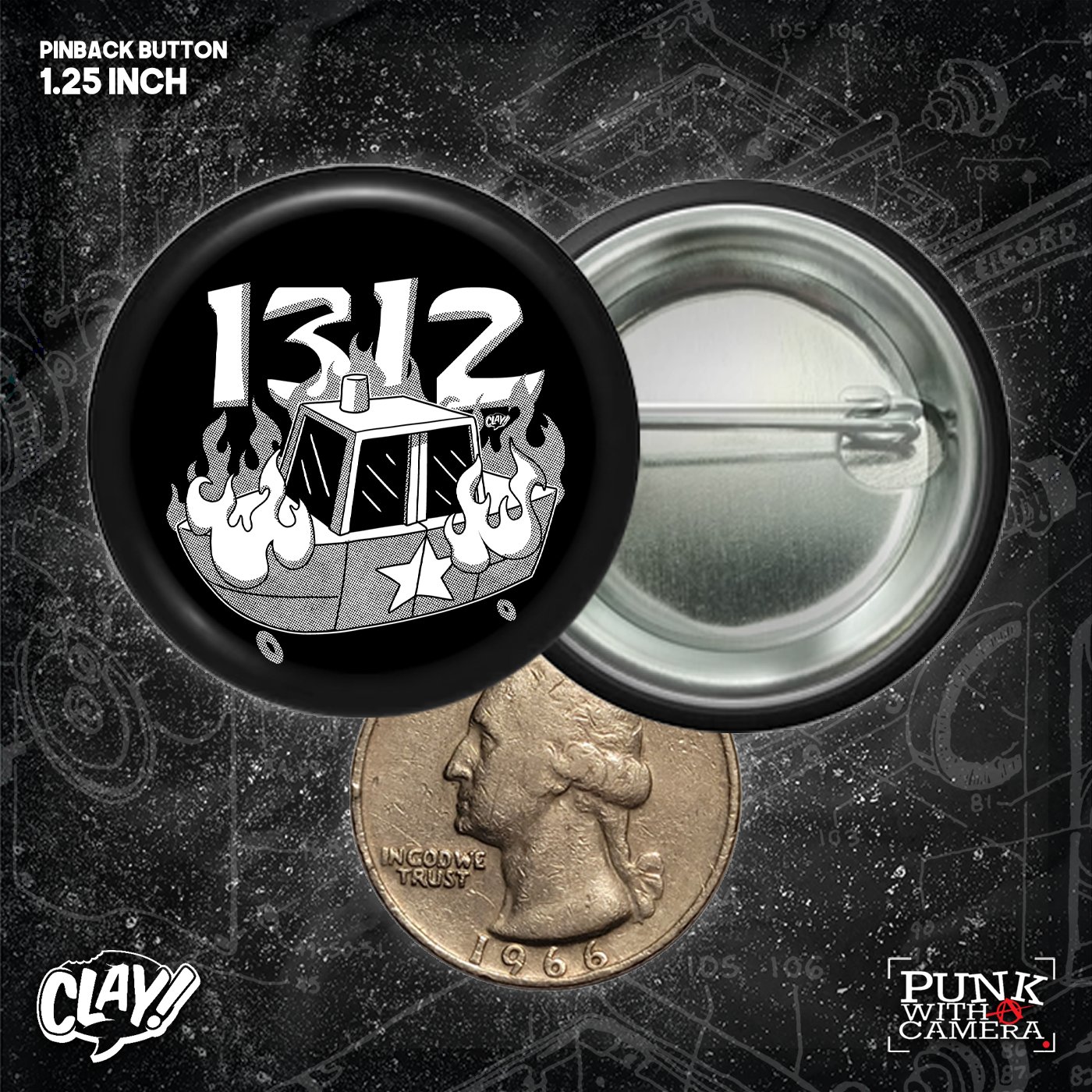 1312 Barnacles - Buttons (1, 1.25, 1.5, & 2.25 Inch)