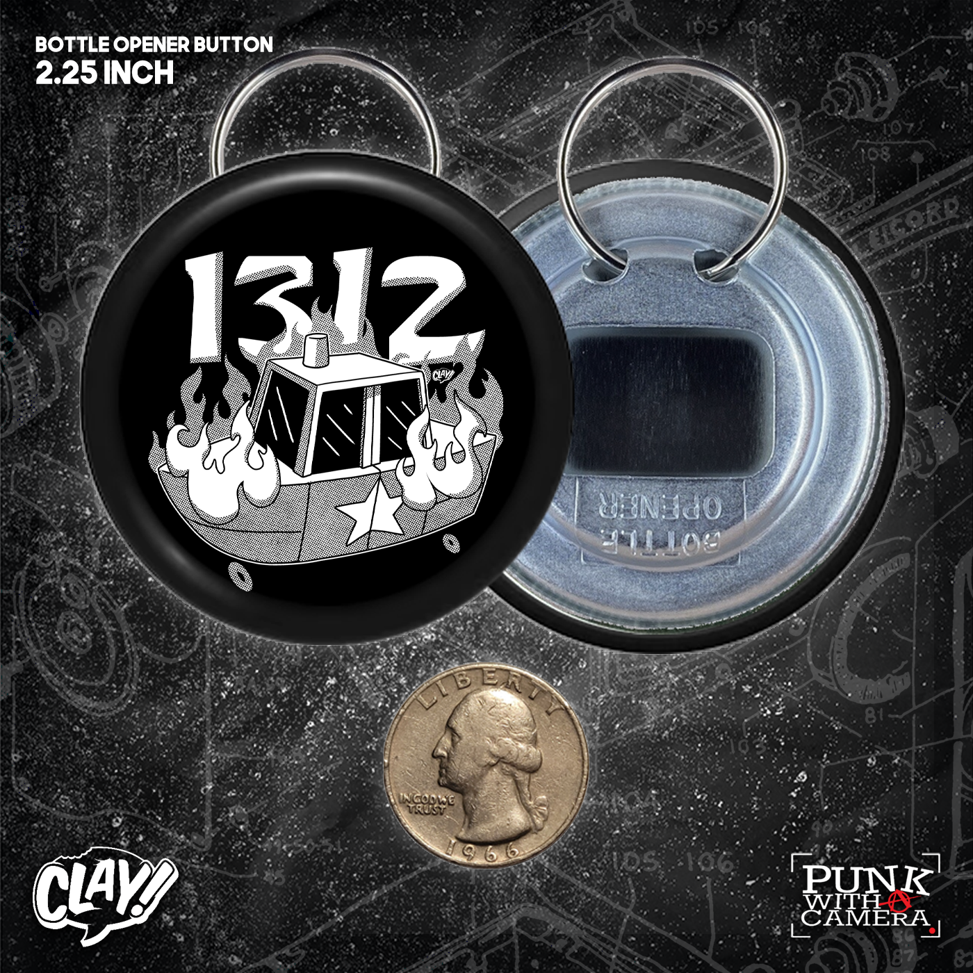 1312 Barnacles - Buttons (1, 1.25, 1.5, & 2.25 Inch)