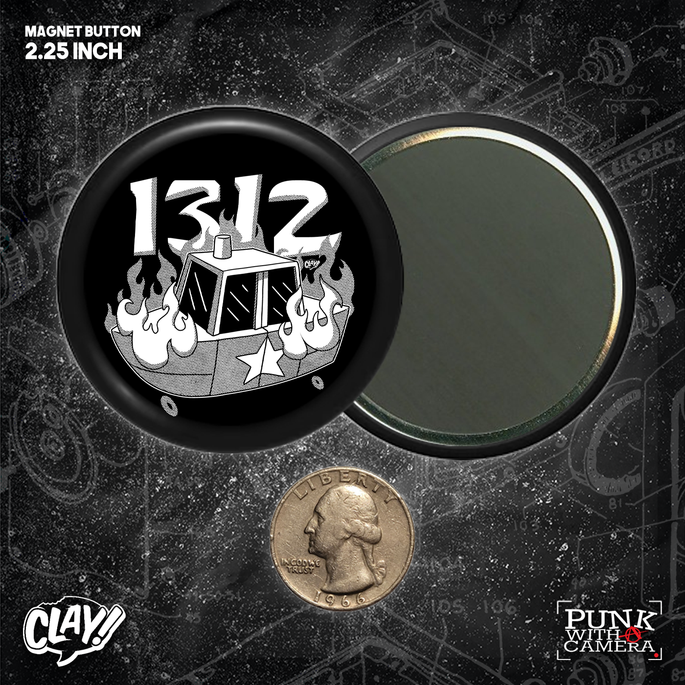 1312 Barnacles - Buttons (1, 1.25, 1.5, & 2.25 Inch)