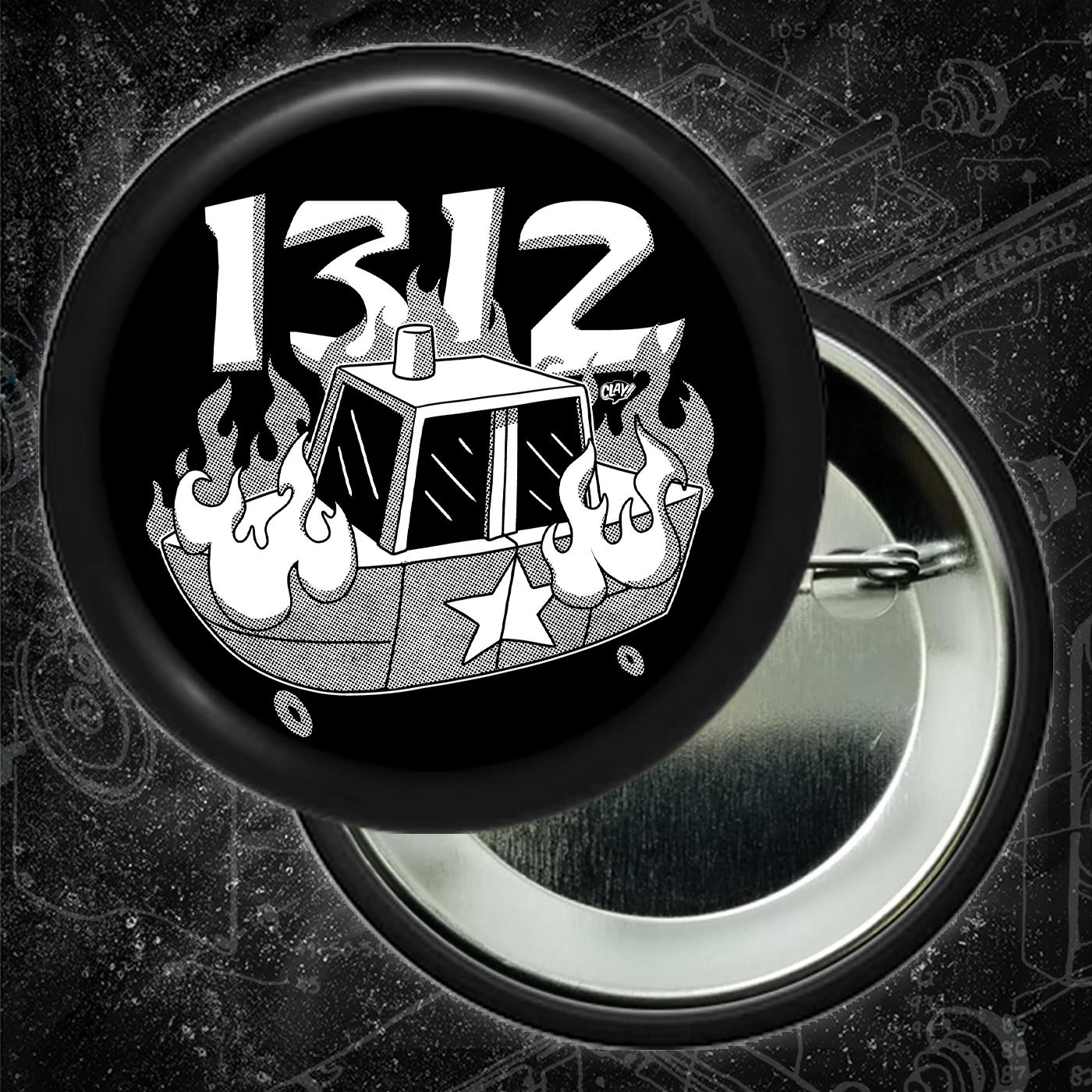 1312 Barnacles - Buttons (1, 1.25, 1.5, & 2.25 Inch)