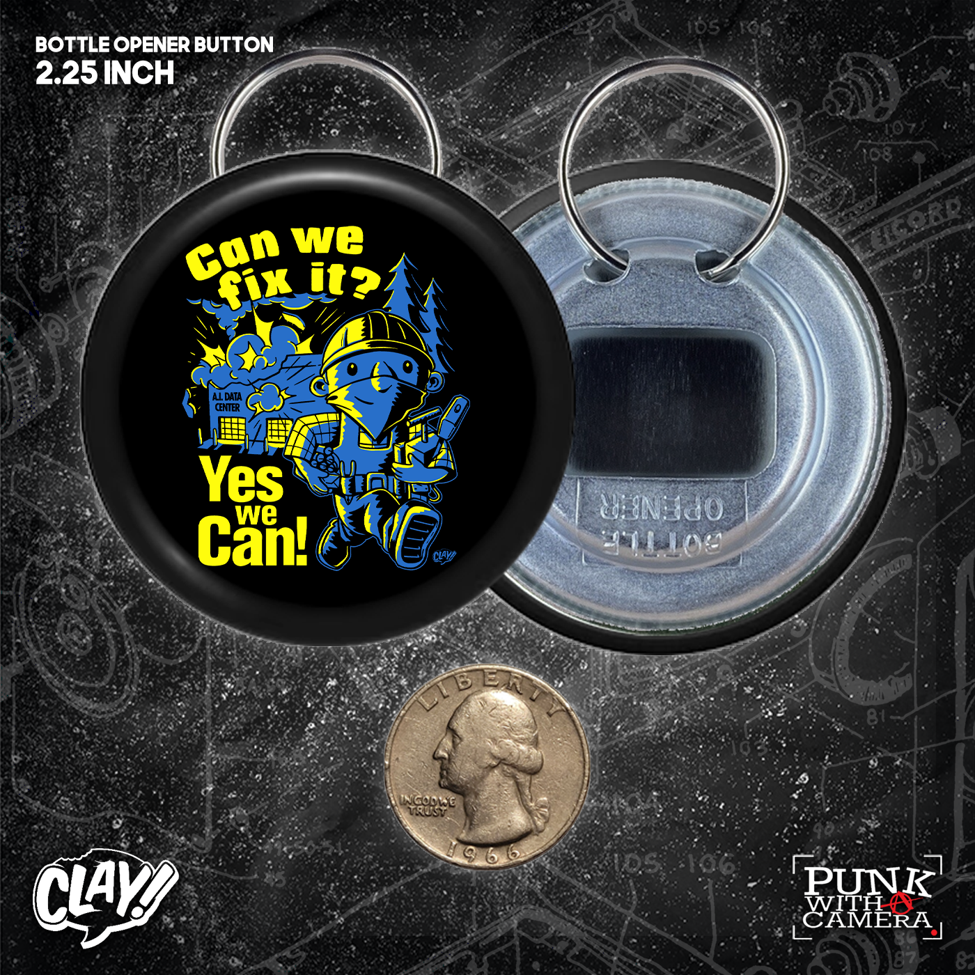 Can We Fix It? Yes We Can! - Buttons (1.5 & 2.25 Inch)