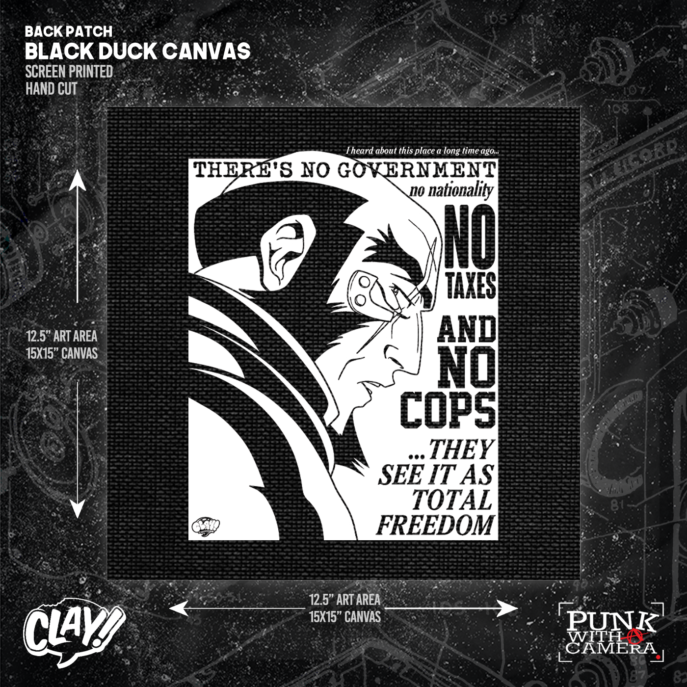 There's No Government - Backpatch