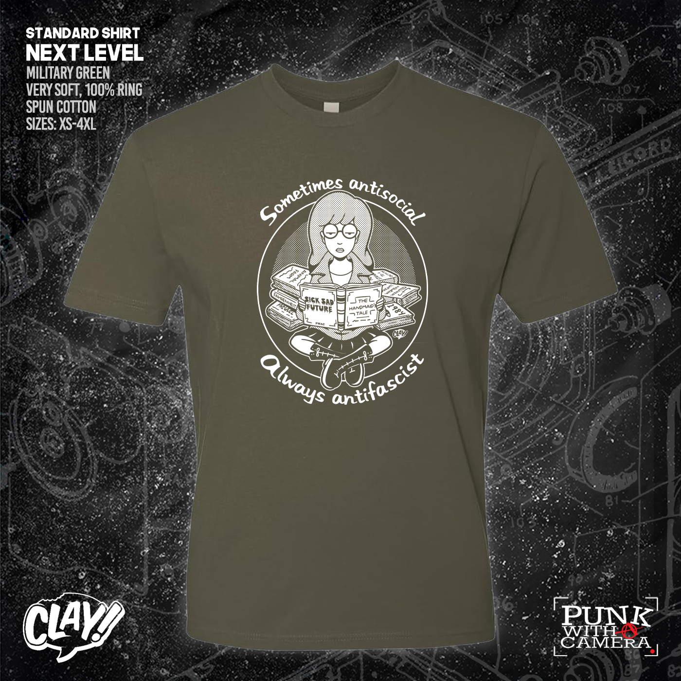 Sometimes Antisocial Always Antifascist - Clay Graham
