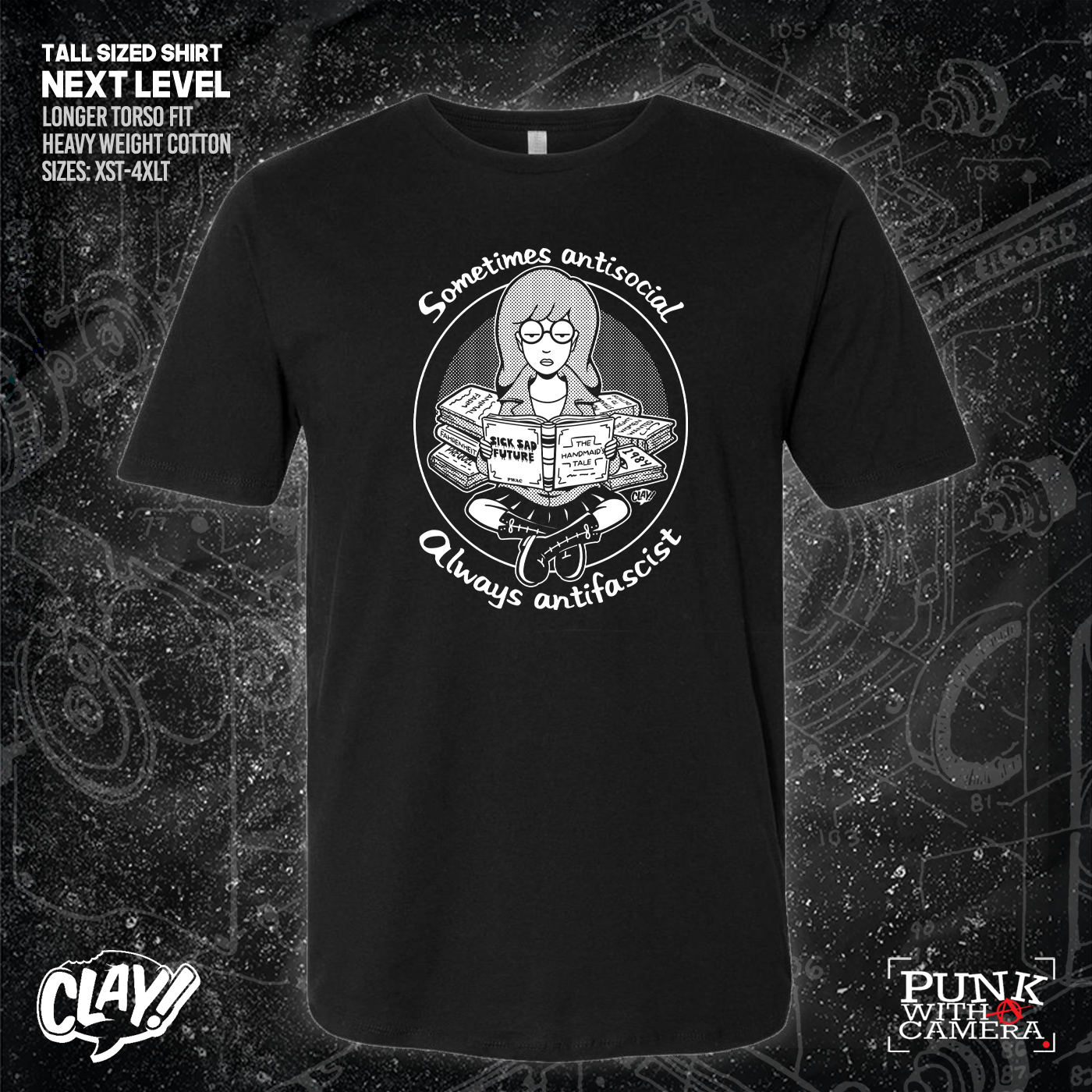 Sometimes Antisocial Always Antifascist - Clay Graham