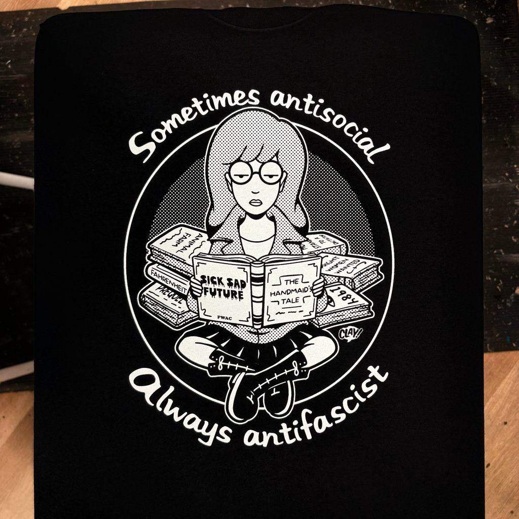 Sometimes Antisocial Always Antifascist - Clay Graham