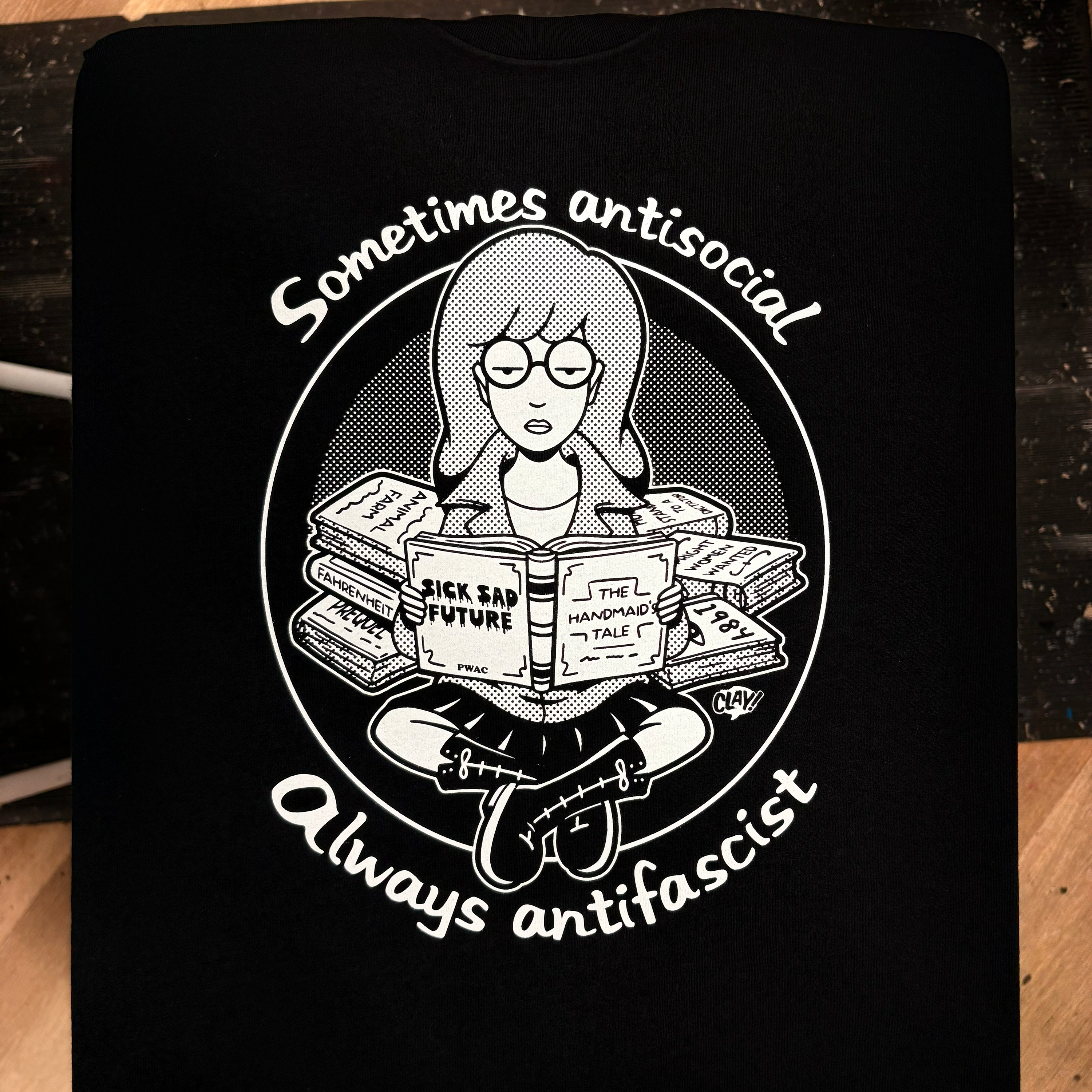 Sometimes Antisocial Always Antifascist - Clay Graham