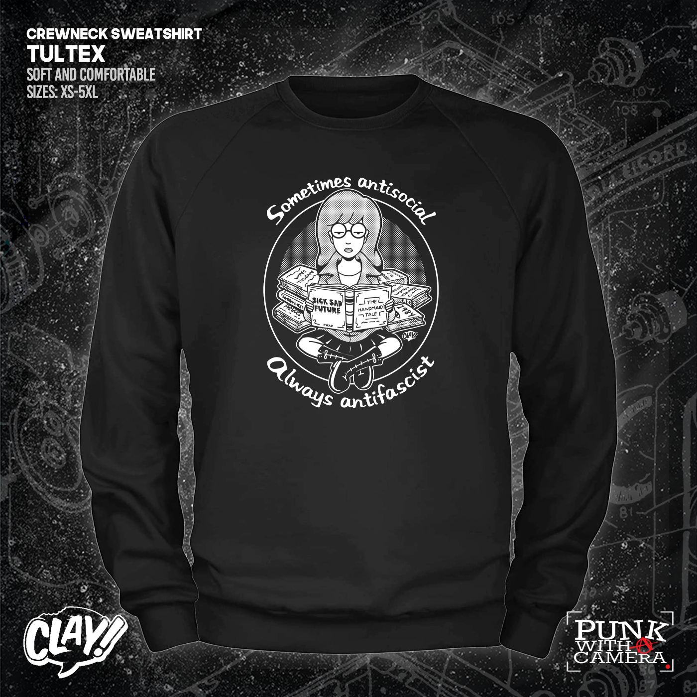 Sometimes Antisocial Always Antifascist - Clay Graham