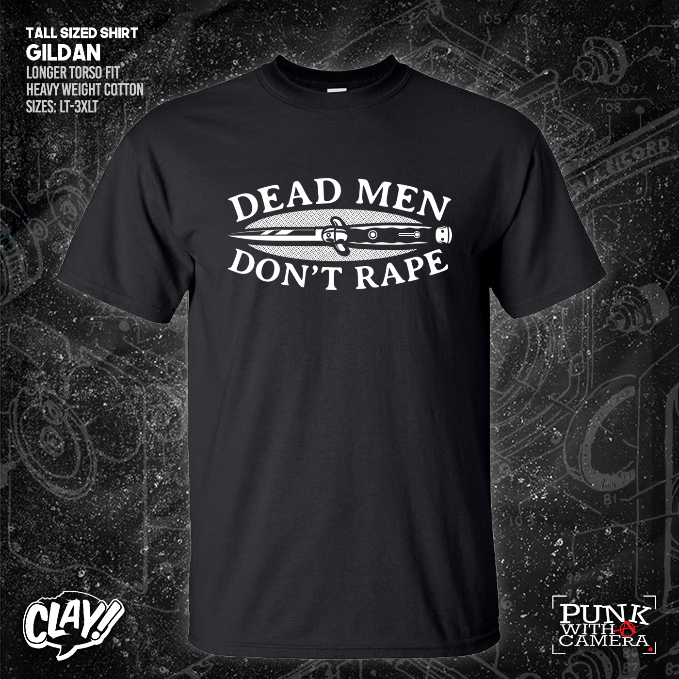 Dead Men Don't Rape - Mutual Aid Design - Clay Graham
