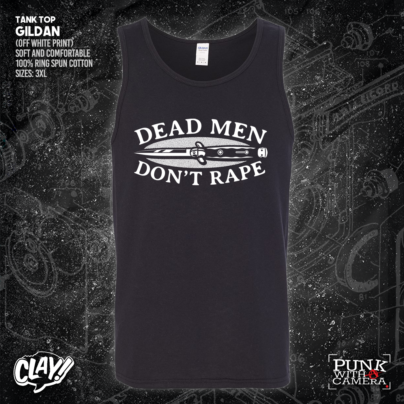 Dead Men Don't Rape - Mutual Aid Design - Clay Graham