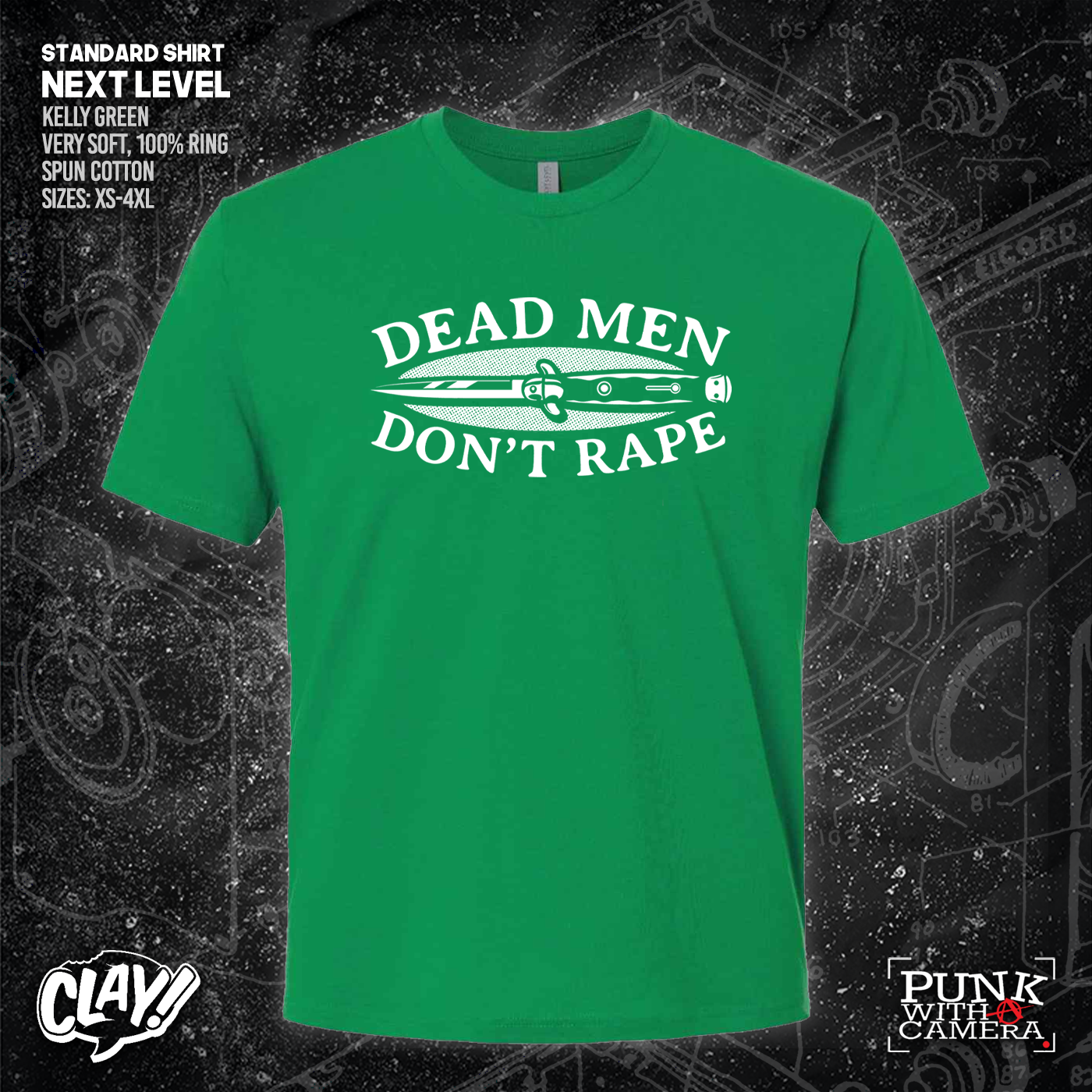 Dead Men Don't Rape - Mutual Aid Design - Clay Graham