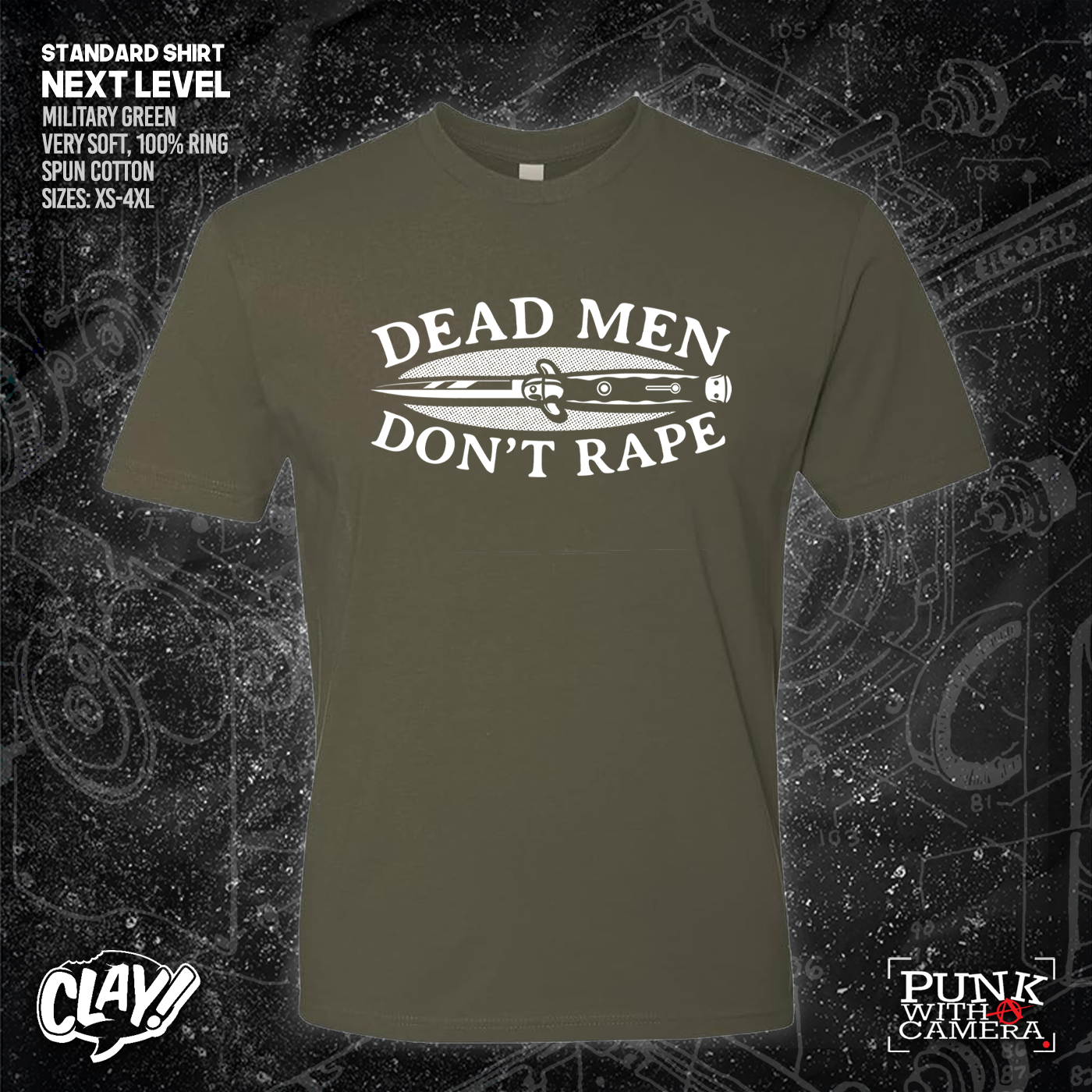 Dead Men Don't Rape - Mutual Aid Design - Clay Graham