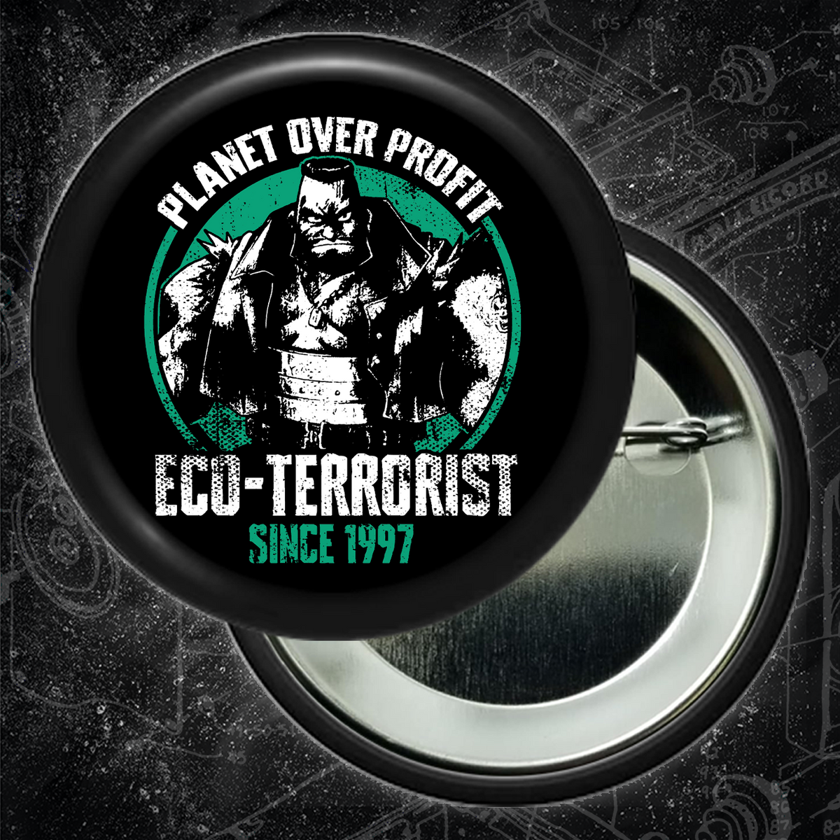 Planet Over Profit - Buttons (1, 1.25, 1.5, & 2.25 Inch)
