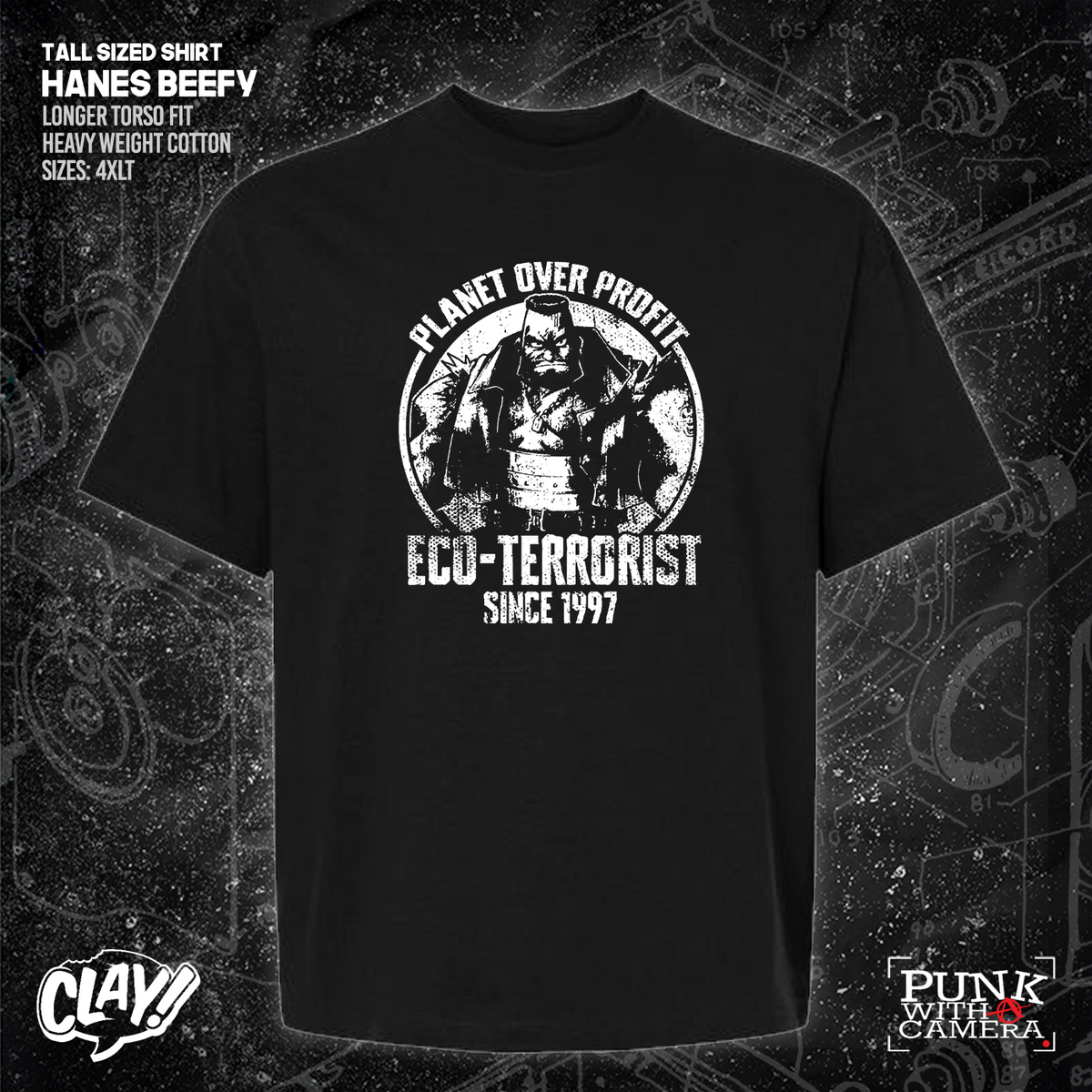 Planet Over Profit Eco Terrorist Since 1997 - Clay Graham
