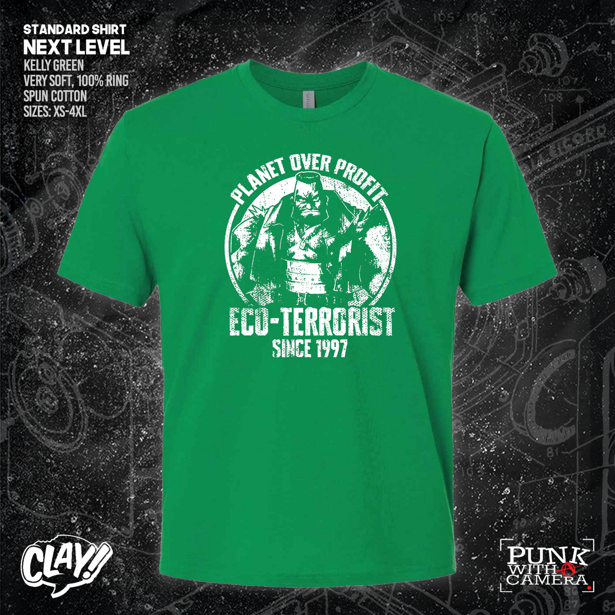 Planet Over Profit Eco Terrorist Since 1997 - Clay Graham
