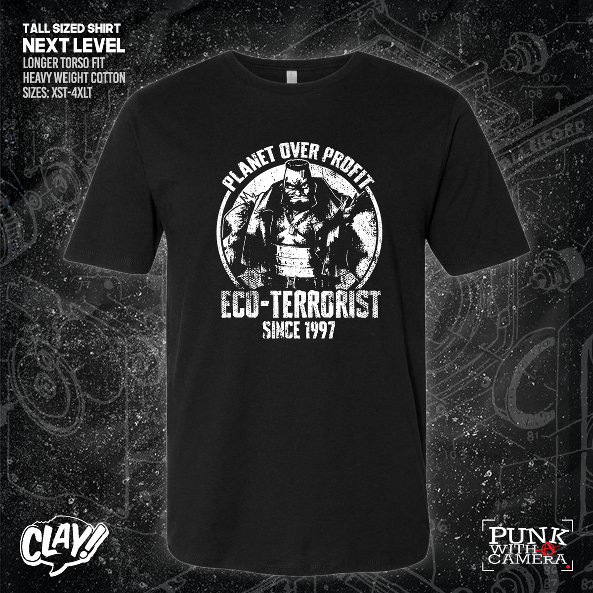 Planet Over Profit Eco Terrorist Since 1997 - Clay Graham