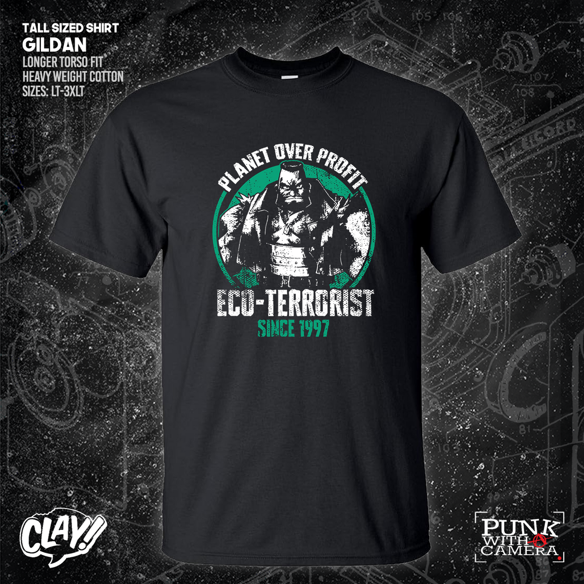 Planet Over Profit Eco Terrorist Since 1997 - Clay Graham
