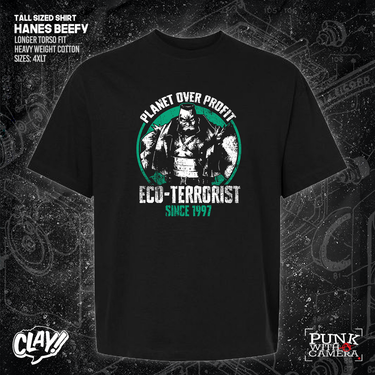 Planet Over Profit Eco Terrorist Since 1997 - Clay Graham