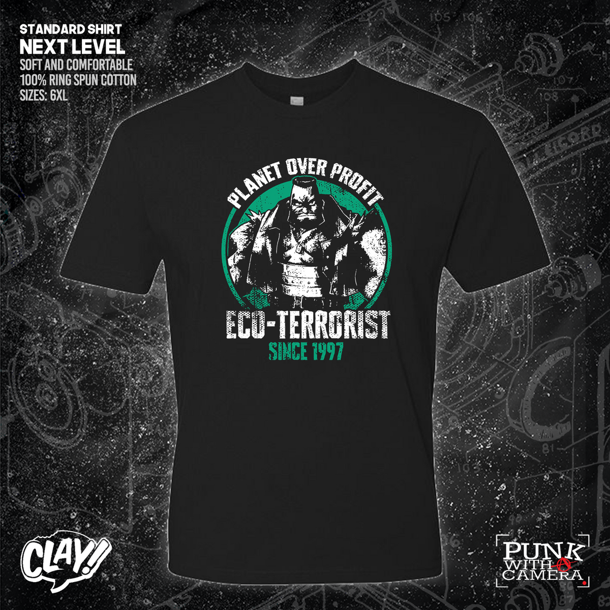 Planet Over Profit Eco Terrorist Since 1997 - Clay Graham
