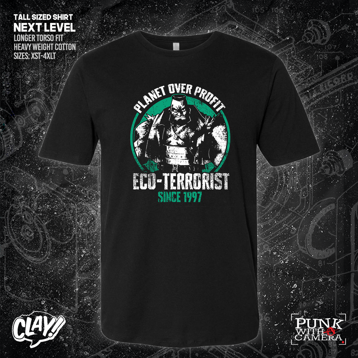 Planet Over Profit Eco Terrorist Since 1997 - Clay Graham