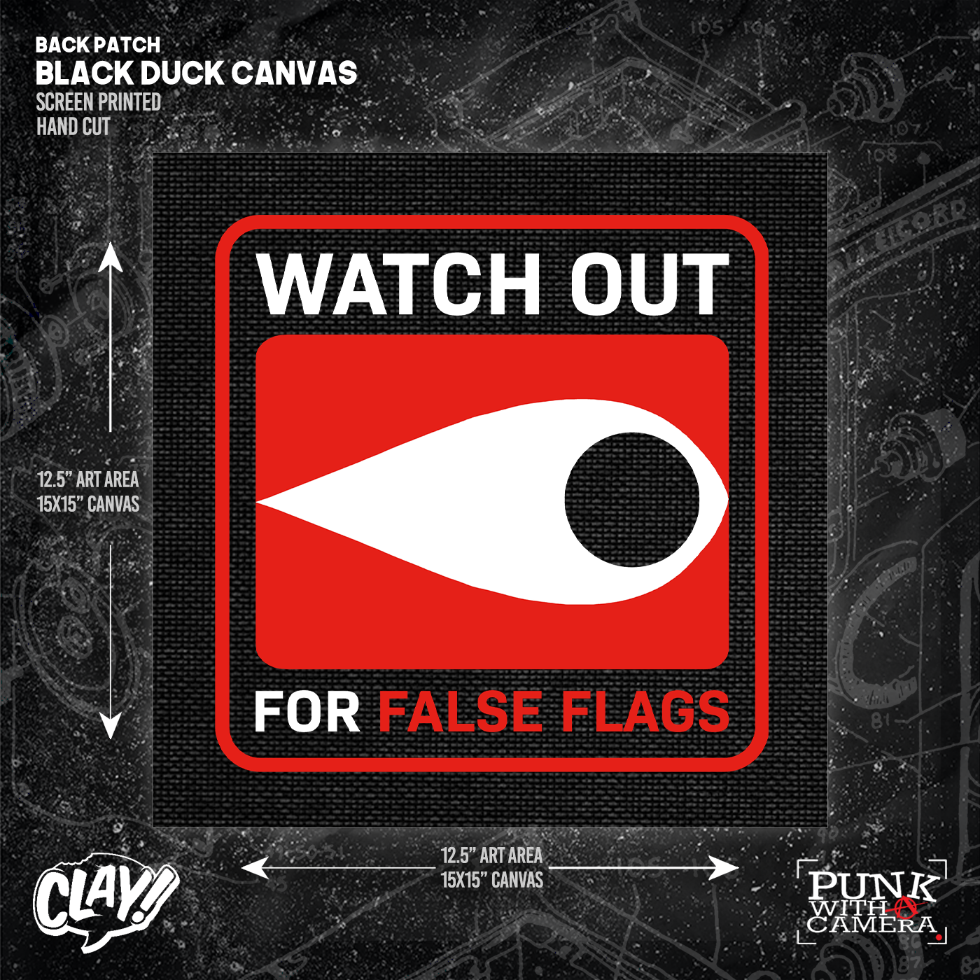 Watch Out For False Flags - Eye - Backpatch