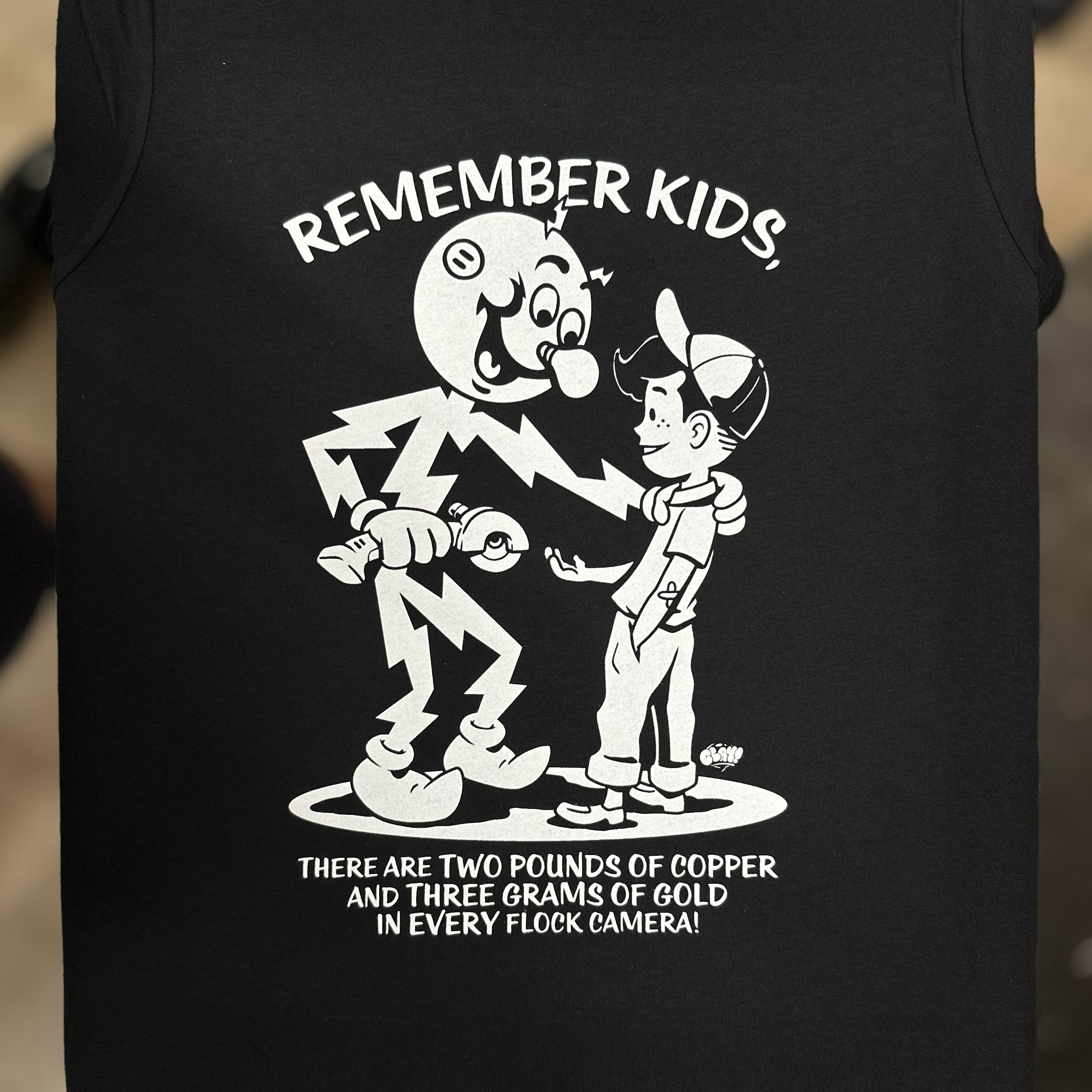There Are Two Pounds Of Copper And Three Grams of Gold - Backpatch