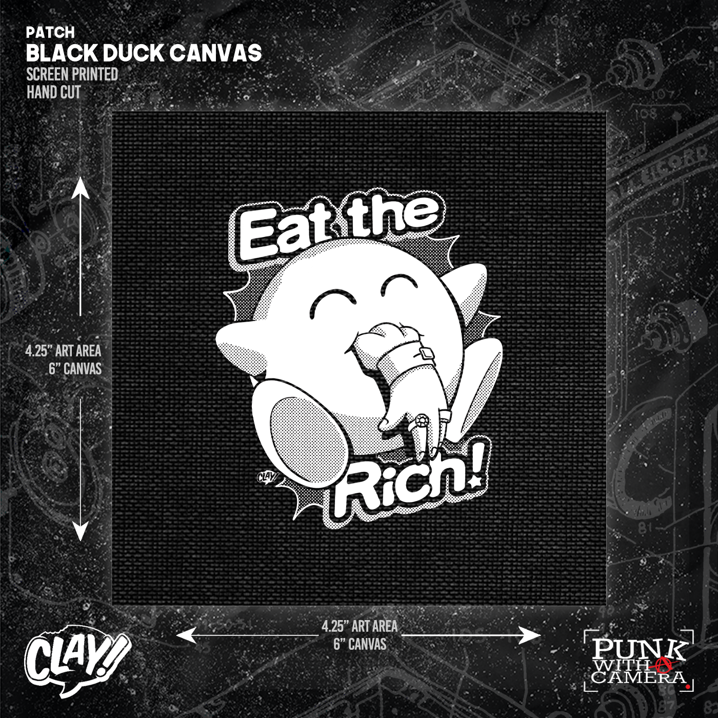 Eat The Rich - Patch (6x6)