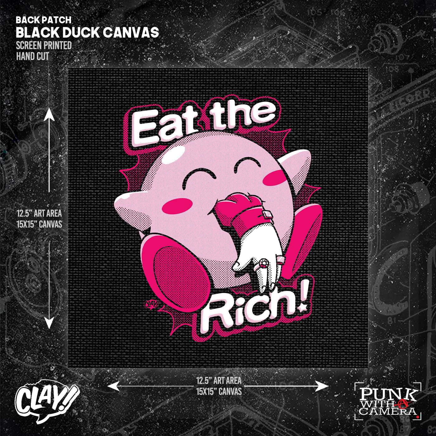 Eat The Rich - Backpatch