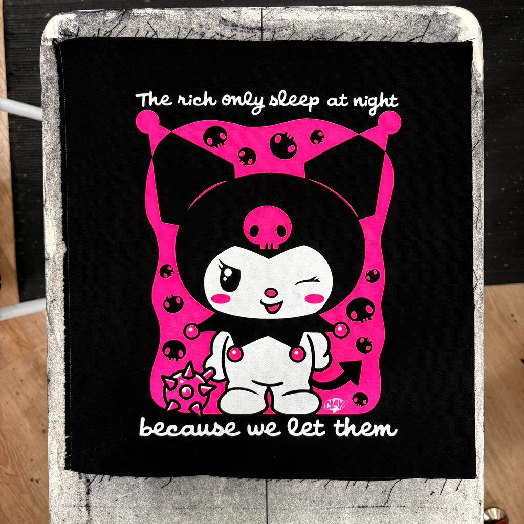 The Rich Only Sleep At Night Because We Let Them - Mace - Backpatch