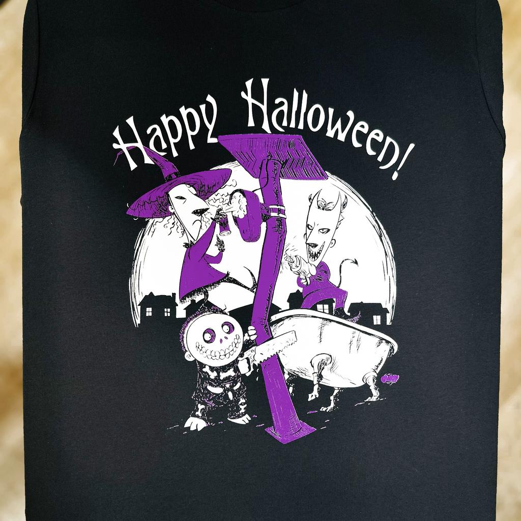 Lock, Shock, & Barrel - Happy Halloween - Clay Graham