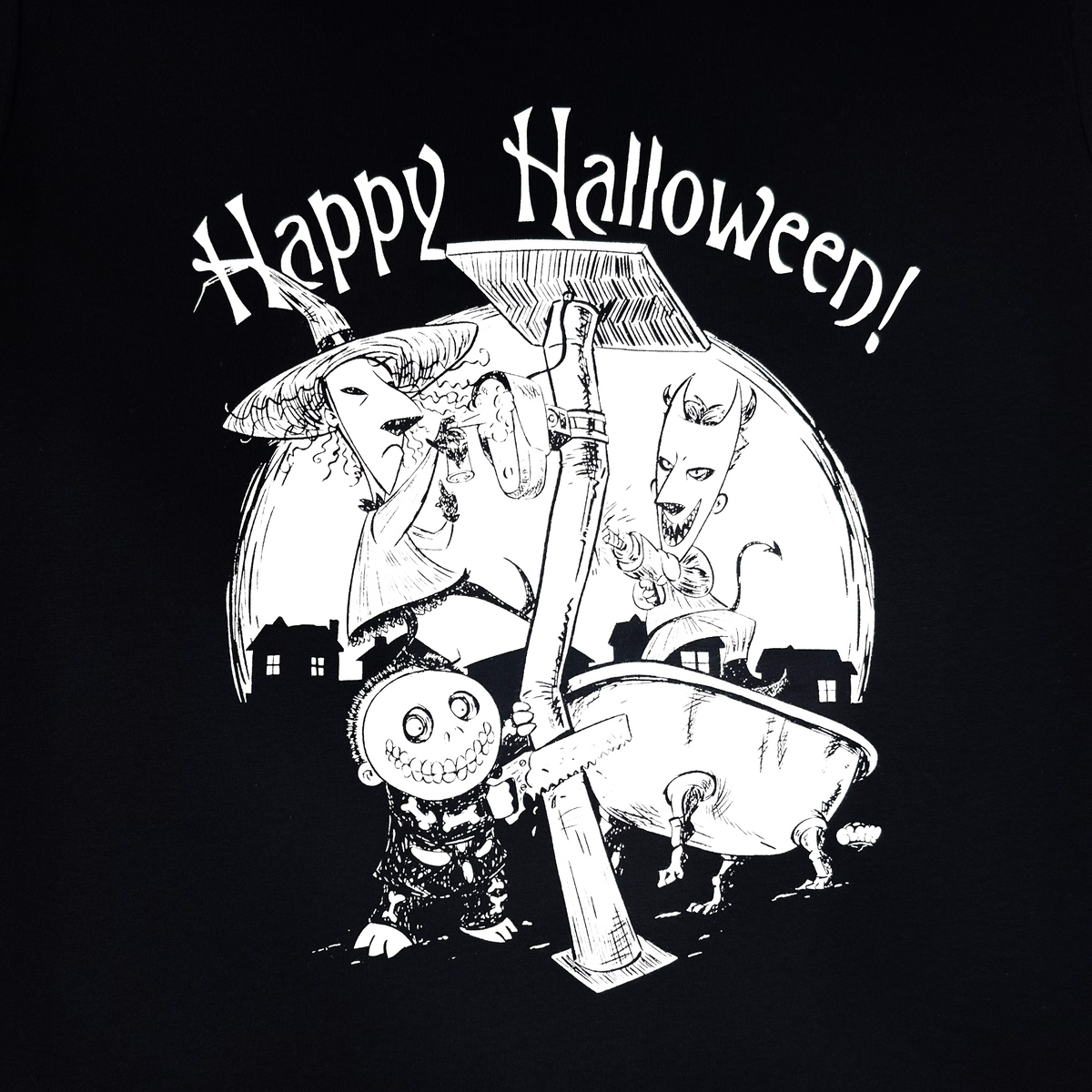 Lock, Shock, & Barrel - Happy Halloween - Clay Graham