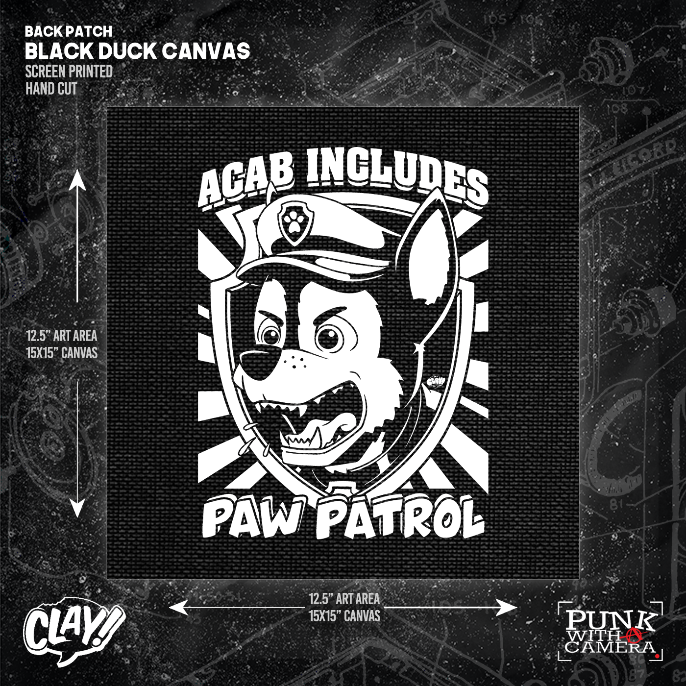 ACAB Includes Paw Patrol - Backpatch