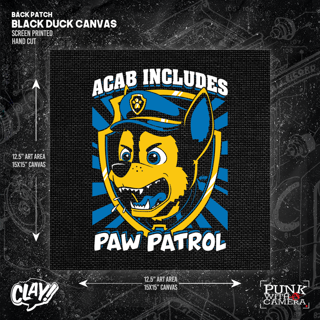 ACAB Includes Paw Patrol - Backpatch