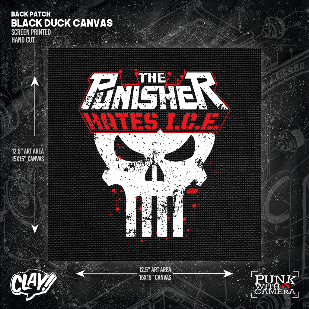 The Punisher Hates Ice - Backpatch
