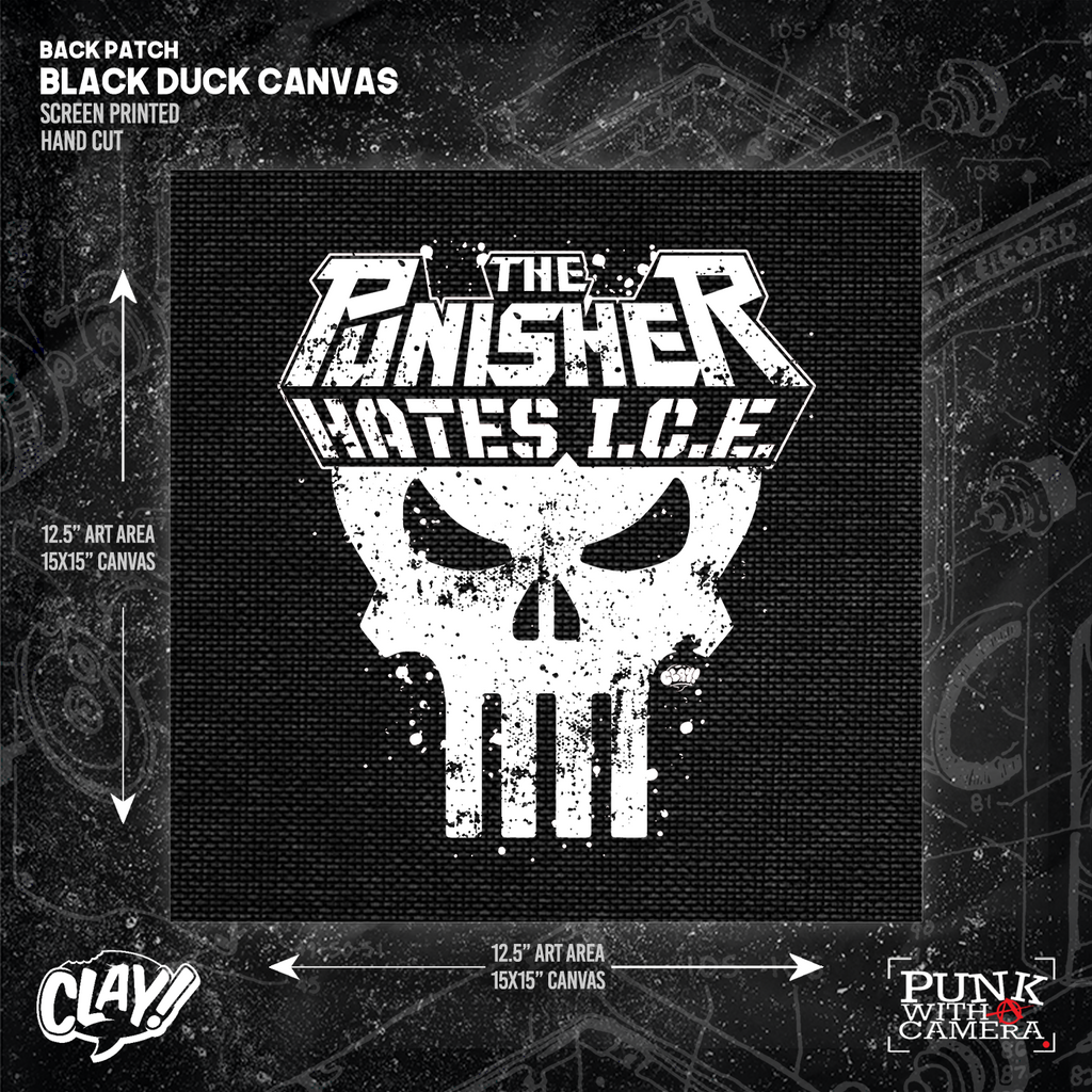 The Punisher Hates Ice - Backpatch