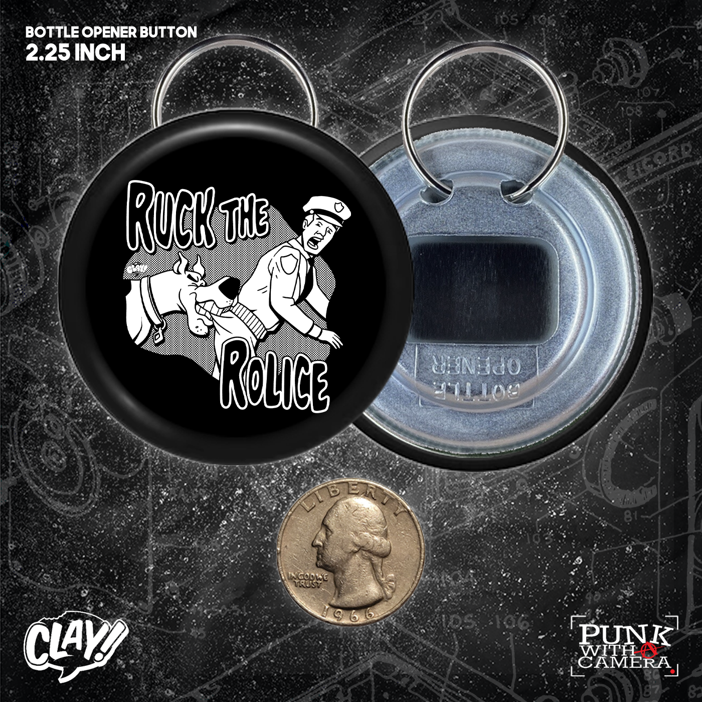 Ruck The Rolice - Buttons (1, 1.25, 1.5, & 2.25 Inch)