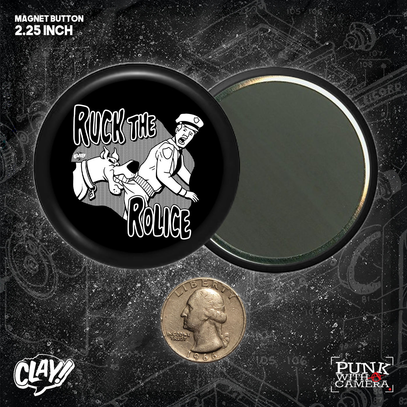 Ruck The Rolice - Buttons (1, 1.25, 1.5, & 2.25 Inch)