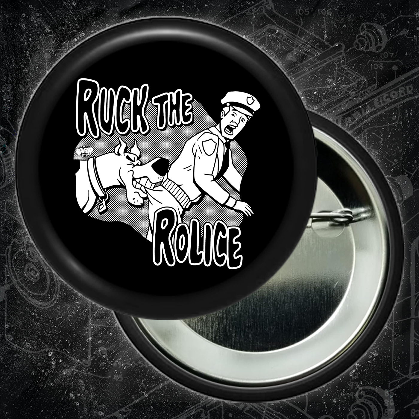 Ruck The Rolice - Buttons (1, 1.25, 1.5, & 2.25 Inch)